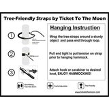 Ticket To The Moon Tree-Friendly Straps