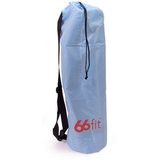 66fit NBR Exercise Mat With Carry Bag - 1cm x 60cm x 181cm - Blue