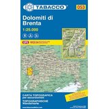 Dolomiti di Brenta (053) 1:25,000