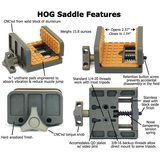 Hog Saddle MOD7 HOG Saddle  (OD Green anodized)