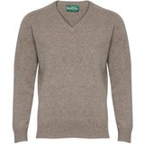 Alan Paine Long Sleeve V Neck Sweater