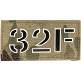 First Spear Cell Tag, IFF Patch, 2" x 4", GLO/IR