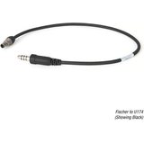 Ops-Core AMP Downlead cable, U174 Mono Binaural Downlead
