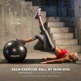Iron Gym Exercise Ball Essential 55cm + pumppu