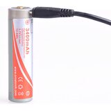 OrcaTorch 18650 USB-Battery 3400mAh