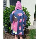 BornToSwim Changing Robe Poncho Towel With Hood Kids
