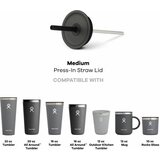 Hydro Flask Medium Press-In Straw Lid Black