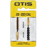 Otis .223 cal./5.56mm Bore Brush 2 Pack (1 nylon/1 bronze)