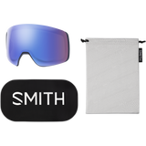 Smith 4D Mag, Midnight Navy w/ Chromapop Sun Platinum Mirror + Chromapop Storm Yellow Flash