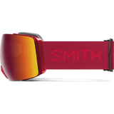Smith I/O Mag XL, Crimson w/ Chromapop Sun Red Mirror + Chromapop Storm Yellow Flash
