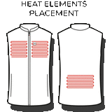 Heat Experience Heated Core Vest Mens