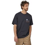 Patagonia Line Logo Ridge Stripe Organic Pocket T-Shirt Mens