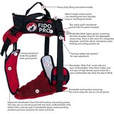 Fido Pro Panza Harness with Deployable Emergency Dog Rescue Sling