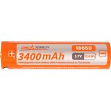 OrcaTorch 18650 USB Battery 3400mAh