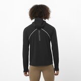 Salomon Sense Aero Hybrid Half Zip Hood Jacket Mens