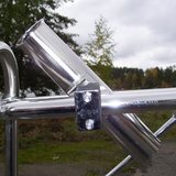 Roster RST Rod Holder with a handrail mount