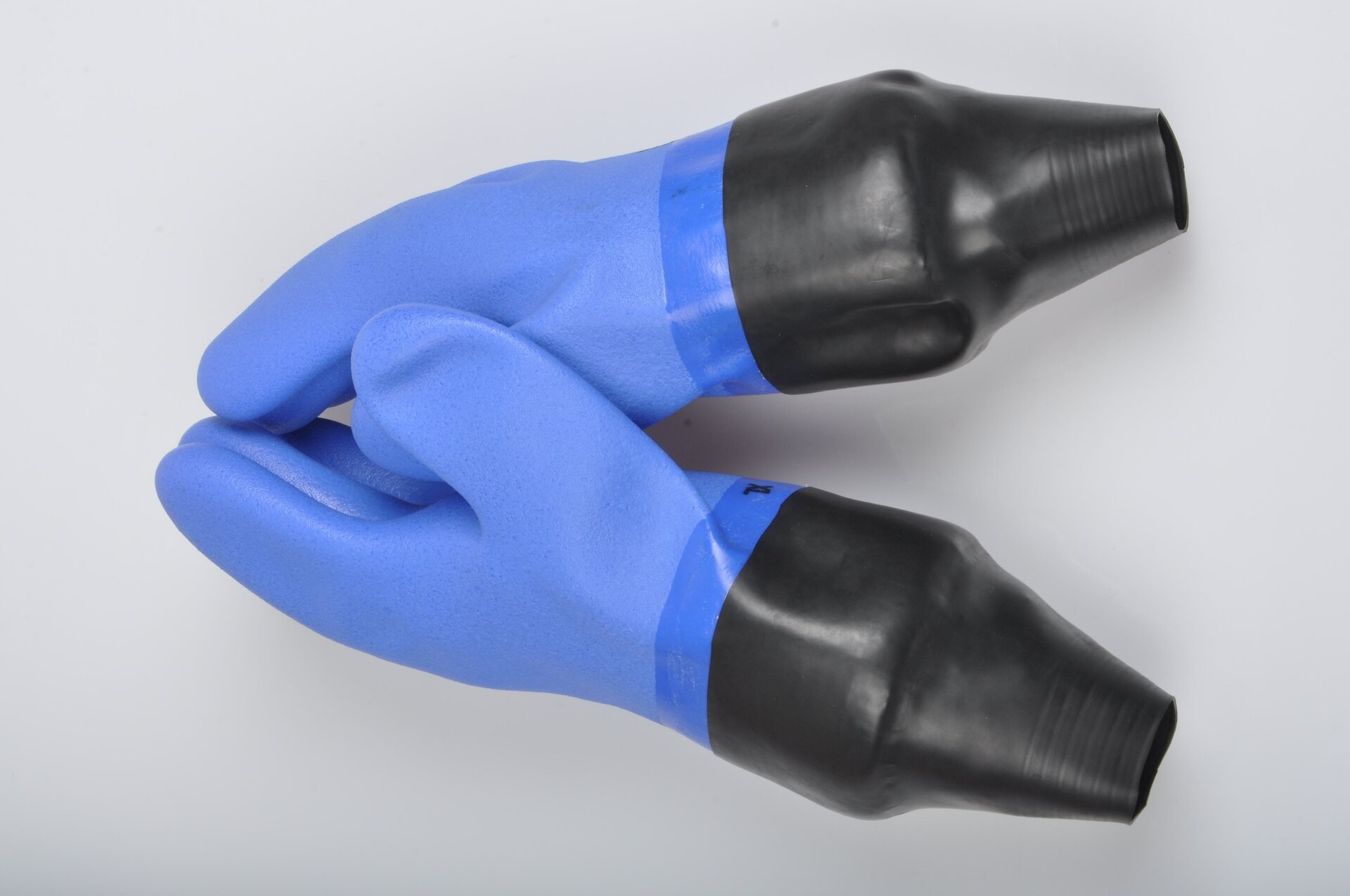 BtS Nordic Blue Dry Gloves with collar and under gloves, Gants étanches