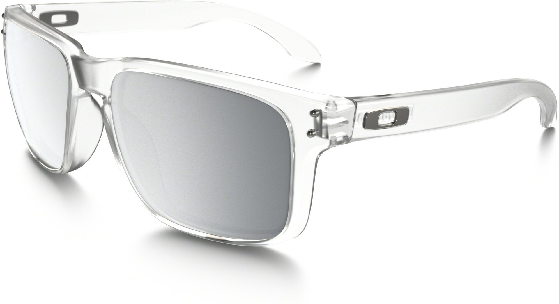 Examinar detenidamente reflejar Intacto Oakley Holbrook Matte Clear w/ Chrome Iridium | Oakley Holbrook Sunglasses  | Varuste.net Español