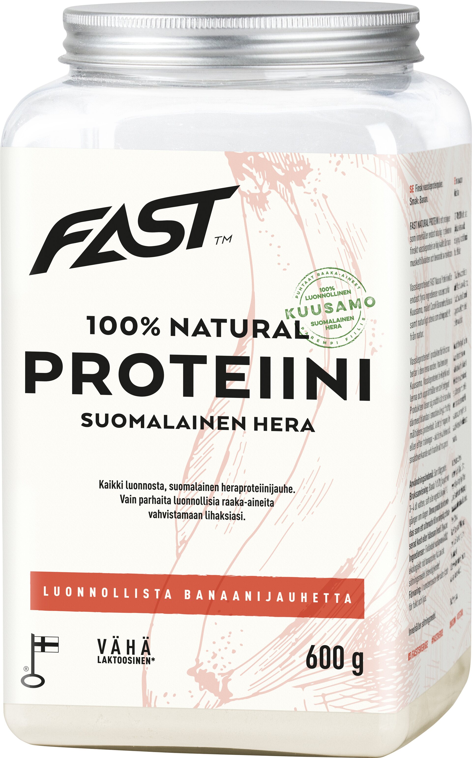 Фаст 100. Протеин naturel Bio. Hera proteiini. Скока ппротыина на 600мл.
