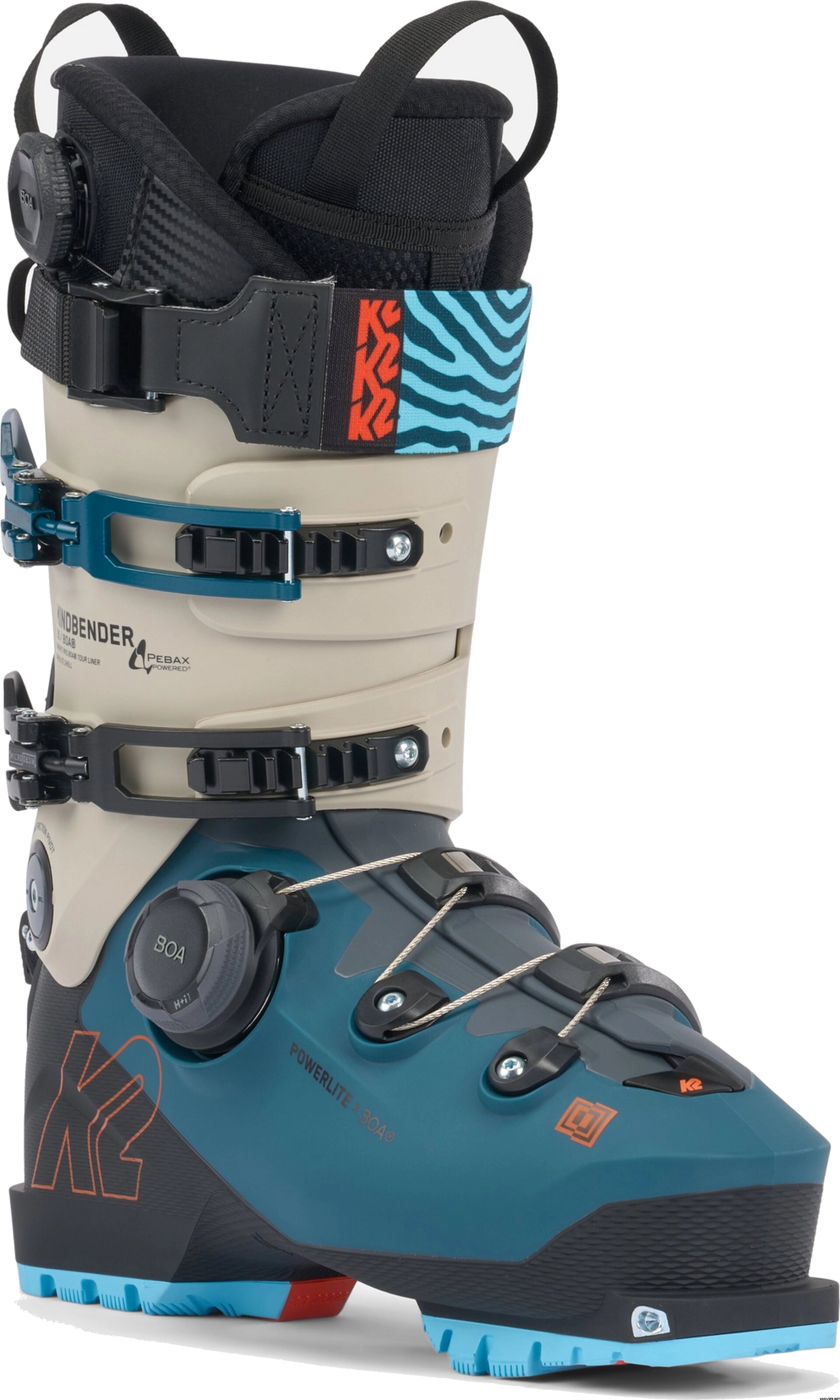 K2 Mindbender 130 Boa Freeride Ski Boots Varuste English