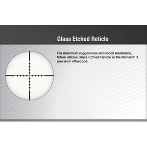 Nikon 2.5-10 x 44 SF Monarch X Illuminated Mildot