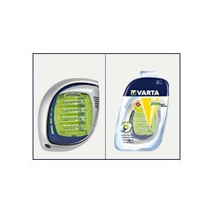 Varta Power Play Mobile Charger + 4 kpl 2100 mAh AA-akkuparistoa