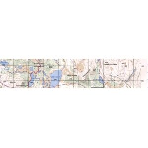 Nya Fjällkartan BD 14, 1:100 000, Kvikkjokk-Jäkkvik