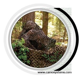 Camosystems Naamioverkko 2,4 m, vaalea beige maastoväri, metritavara