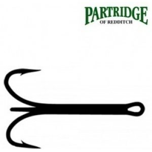 Partridge Long Shank Salmon Fly Treble Up Eye 10kpl