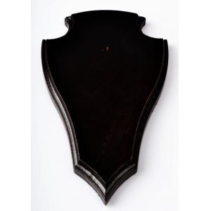 Buck Trophy plate 23x13cm, Dark