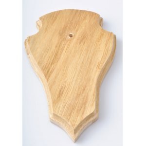 Buck Trophy plate 20x13cm, Oak
