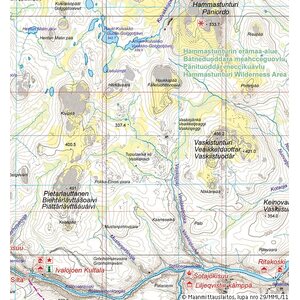 Hammastunturi-Saariselkä, 1:100000, 2011