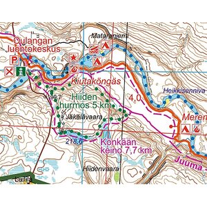 Ruka-Oulanka, Karhunkierros, 1:50000, 2013