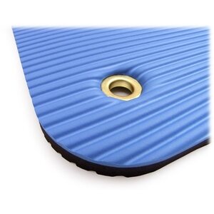 66fit Professional Exercise Mat - 17mm x 60cm x 180cm - Blue/Black