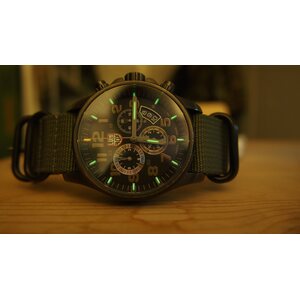 Maratac Four Ring Zulu, 22mm, Brushed Steel