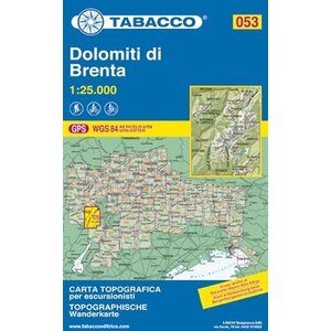Dolomiti di Brenta (053) 1:25,000