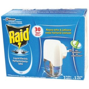 Raid Liquid Electric Hyttyskarkotin + Neste