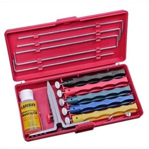 Lansky 4-Stone Deluxe Diamond System / Precision Knife Sharpening Kit