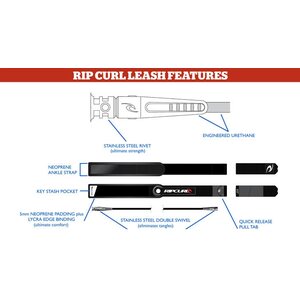 Rip Curl 9'0 Regular Leash