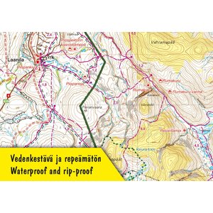 Saariselkä Sokosti 1:50 000, outdoor map 2015
