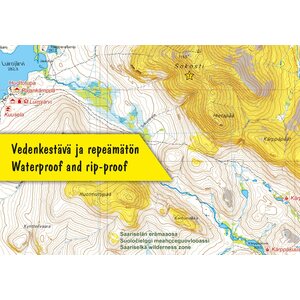 Saariselkä Sokosti 1:50 000, outdoor map 2015