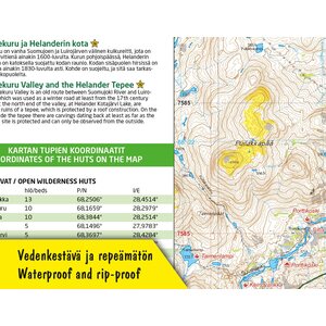 Saariselkä Sokosti 1:50 000, outdoor map 2015