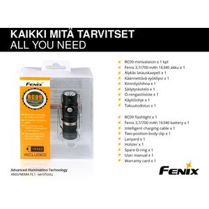 Fenix RC09 550 lm Flashlight