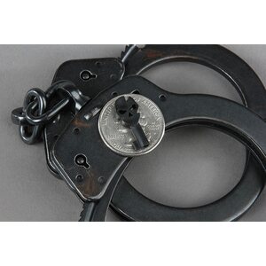 ITS Tactical Logo Handcuff Key, Black (2 pack)