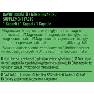 M-Nutrition Magnesium 300 mg 60 caps