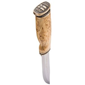 Marttiini Finland 100 knife, Bronze with wooden box