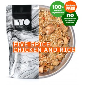 LYO Foods Five Spice Chicken and Rice, 500 g (L)
