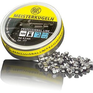 RWS Meisterkugeln 4,5mm 0,45g ilmapistooliluoti 500kpl