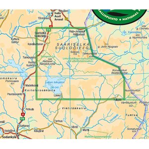 Urho Kekkonen Naional Park 1:100 000