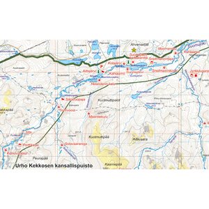 Urho Kekkonen Naional Park 1:100 000
